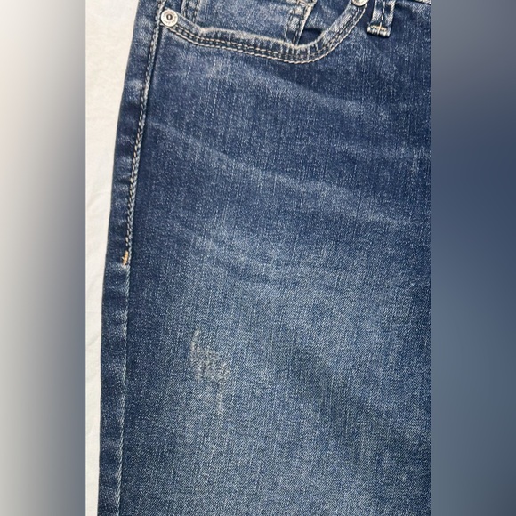 BRAND NWT Silver Jeans Co. “Elyse” Mid Rise Lightly Destr. Bootcut Jeans W33xL33 - Picture 5 of 8